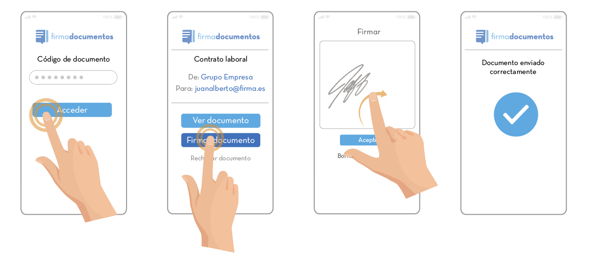Firma documentos La app móvil para firmar todo tipo de documentos